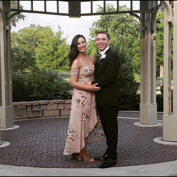 Floral High-Low Dress - Picture 3 of 3